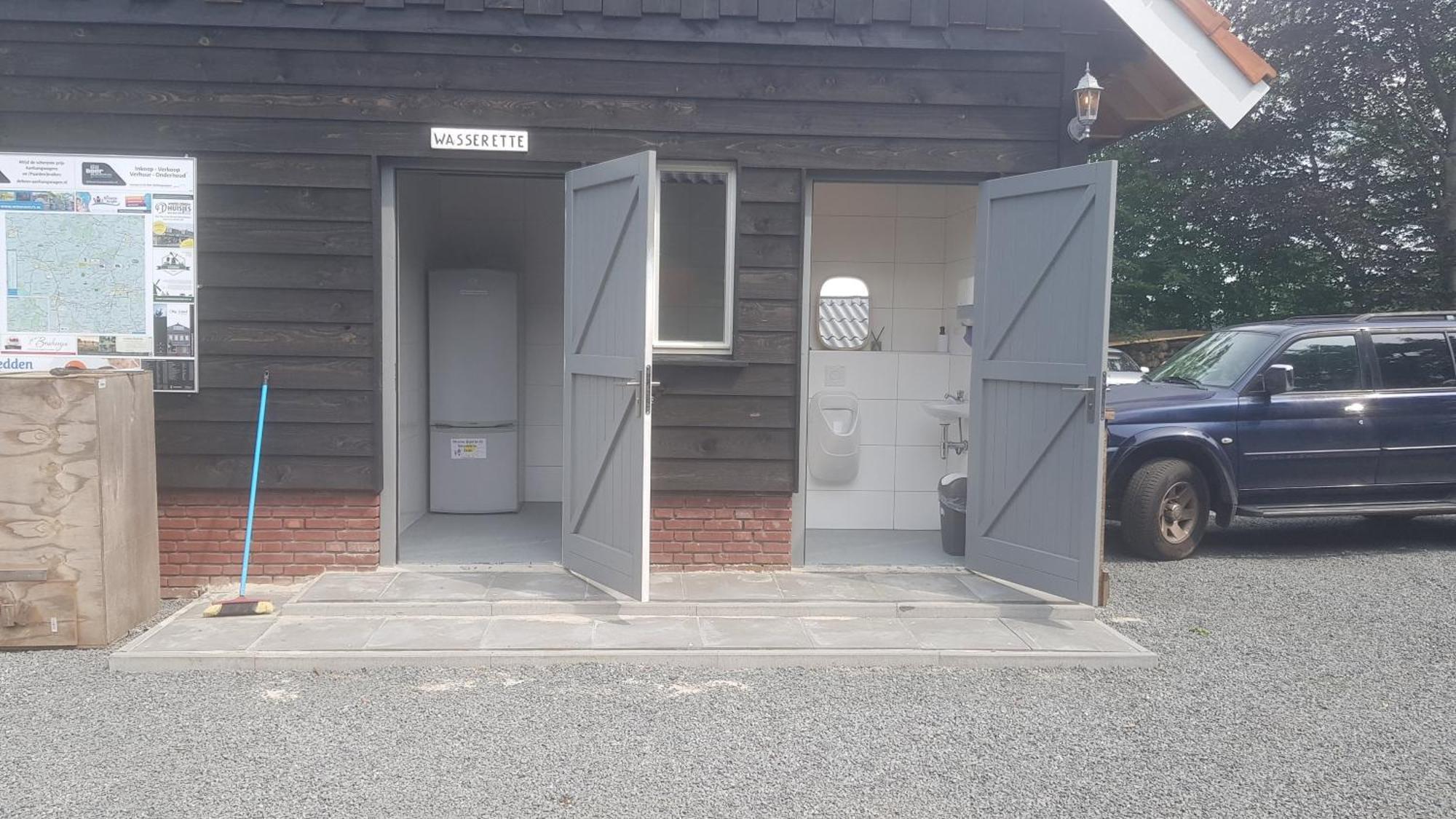 Basic Ingerichte Vouwwagen Op Camping Westenenk, Wijster Exteriér fotografie